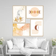 Minimalist Wall Art Posters | Boho Minimalist, Living Room, Bedroom, Office Décor