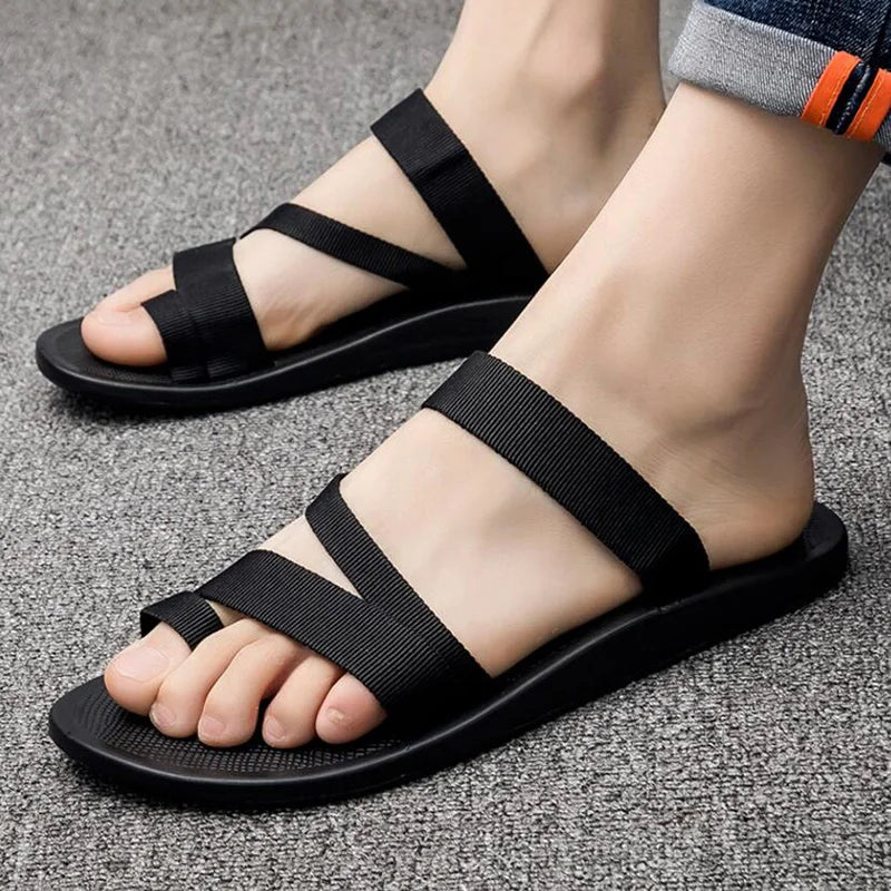 Summer men's sandals fashion man flip flop outdoor beach slippers casual sandalias