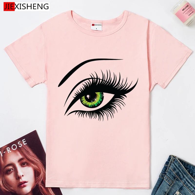 Summer T shirt Women Tops Tees Short Sleeve