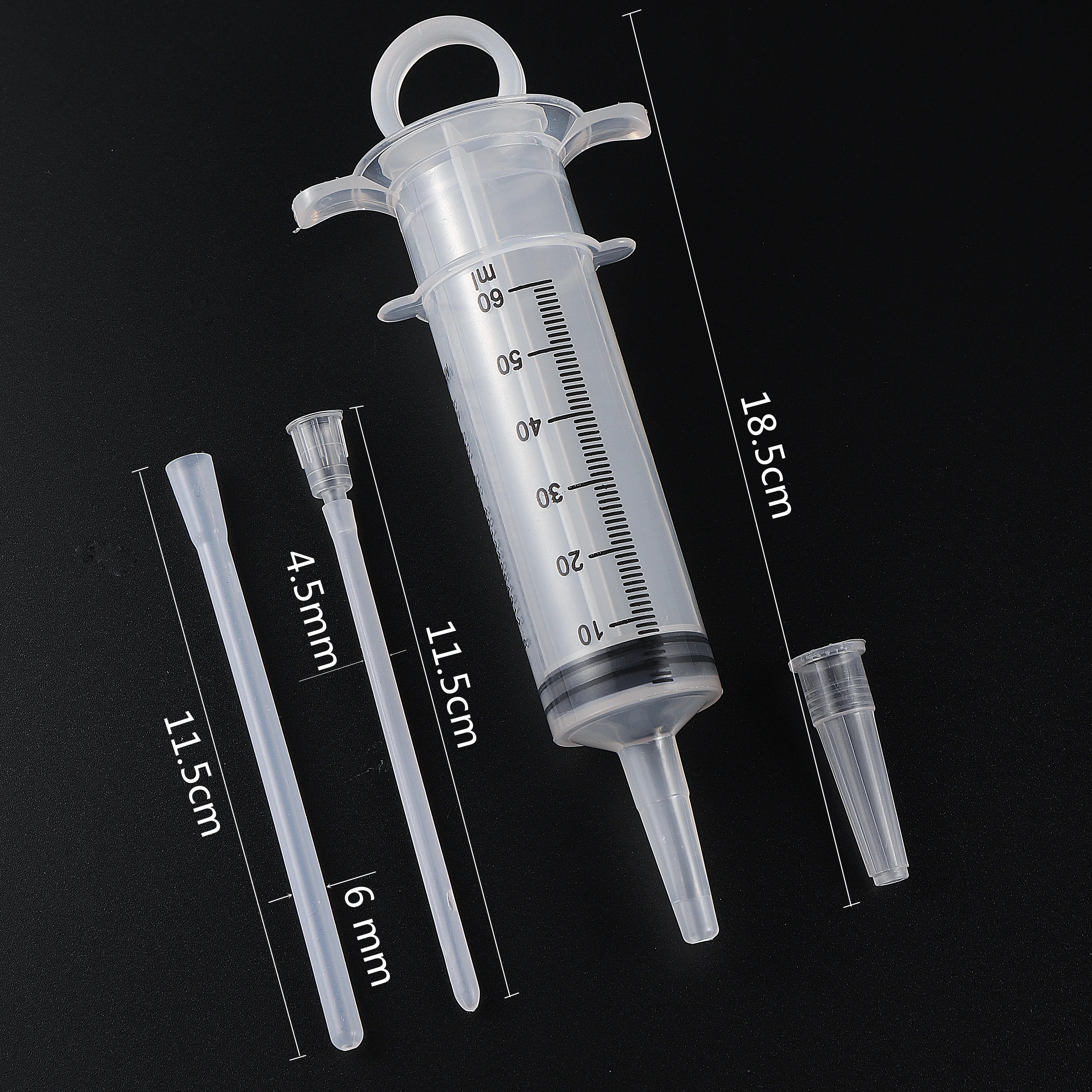 Fledgling Liquid Feeder Outer Diameter 4.5/6mm Syringe Needle Silicone Soft Tube Parrot Feeding Syringe Bird Supplies