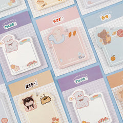 Cute cartoon animal party series Sticky Notes Memo Pad Diary