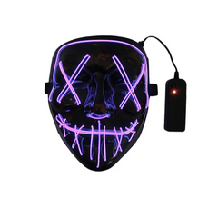 Celebration Party Mask Multi colors Bar Cosplay Mask With Light Festival Party Supplies