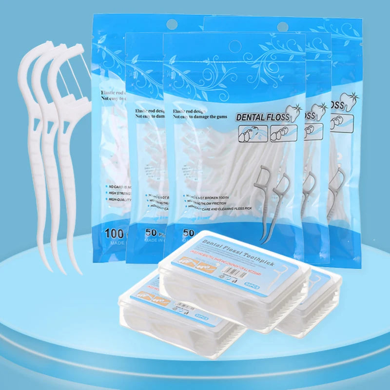 Teeth Stick Tooth Cleaning Interdental Brush Dental Floss Pick Oral Hygiene Care