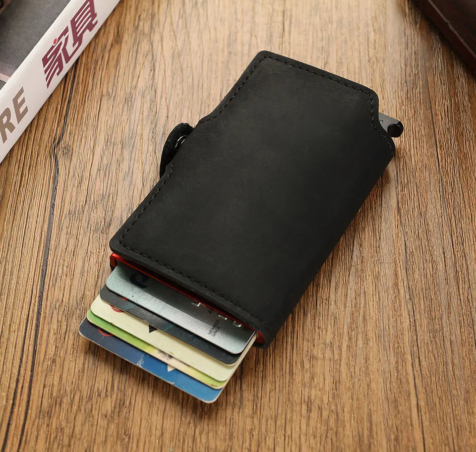 RFID Business Credit Card Holder Wallet Slim Coin Purse