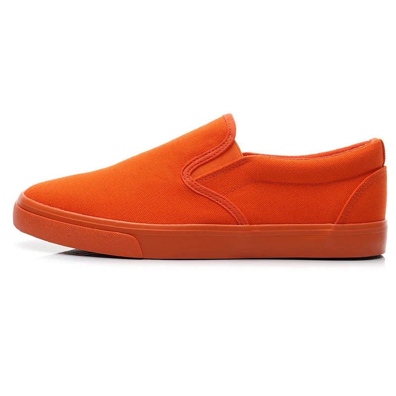 Red Canvas Shoes Men's Work Shoes Breathable Casual Board Shoes