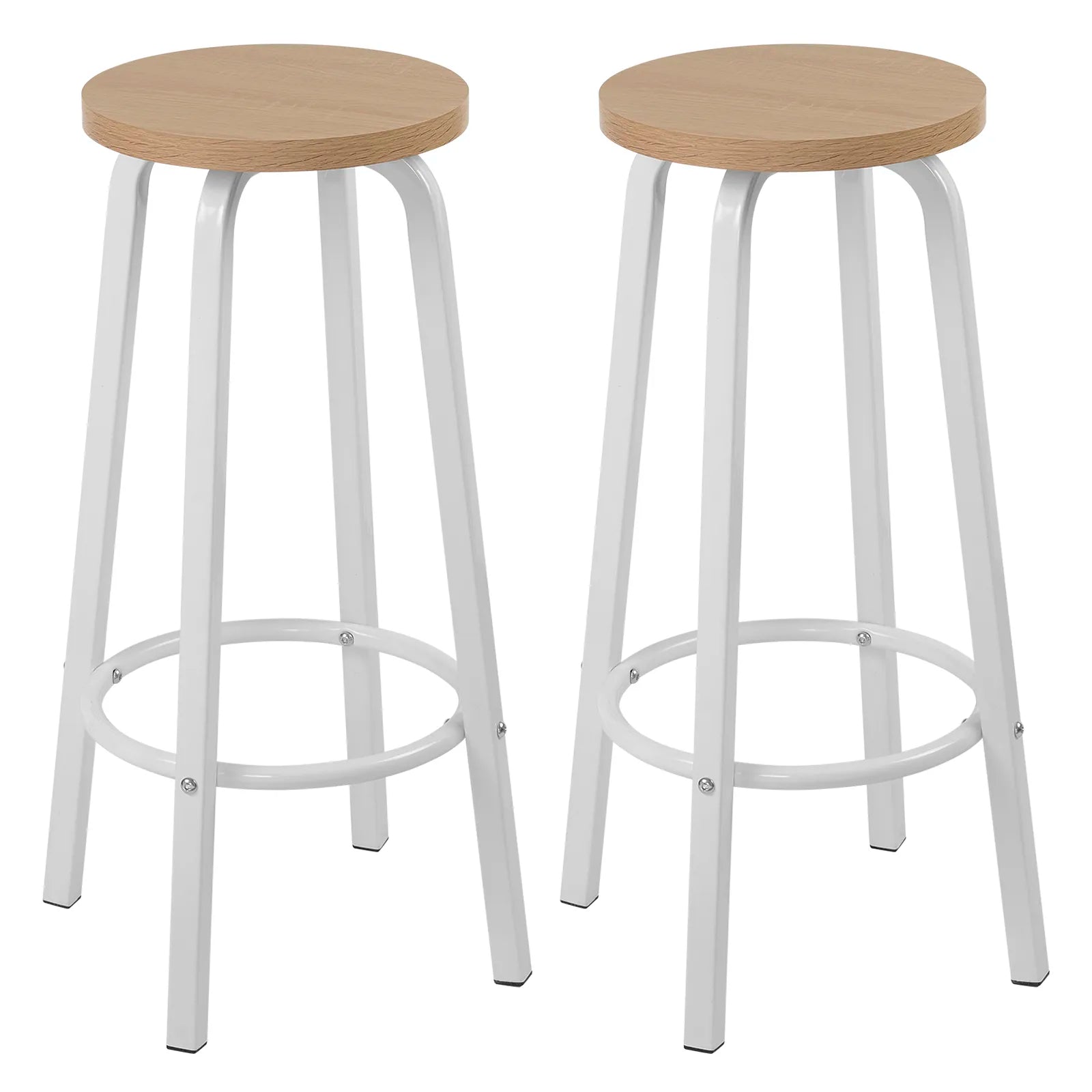 Metal Legs Bar Chair Breakfast Kitchen Barstools