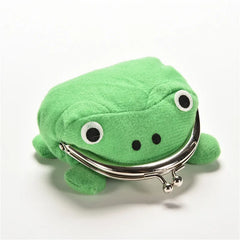 Hotsale Cute Frog Wallet Anime Cartoon Wallet Coin Purse Manga Flannel Wallet Bag Cosplay