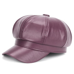 Adjustable Faux Leather Hats for Party