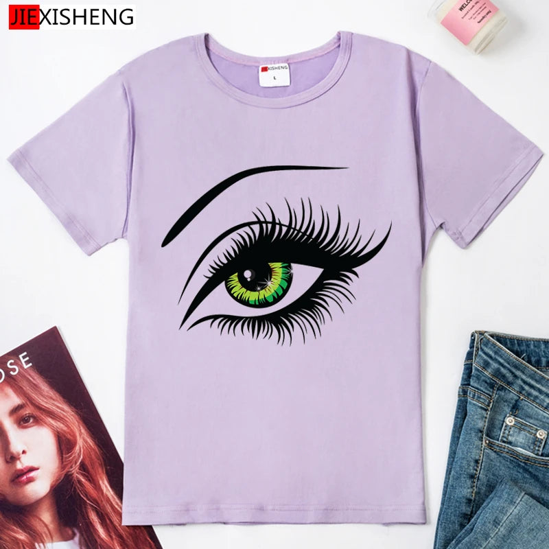 Summer T shirt Women Tops Tees Short Sleeve