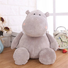 Stuffed Plush Animals Toys Soft Dolls Jungle Lion Elephant Tiger Dog Fox Monkey Deer Children Gift Kawaii Baby Kids Hobbie Toys