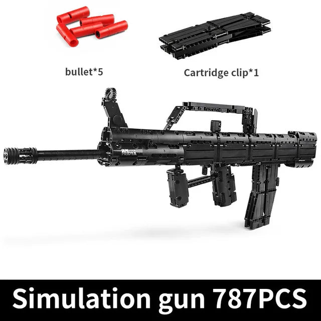 MOULD KING Creative  Desert Eagle Pistol Weapon SWAT Gun 98K MP5 Building Blocks Bricks