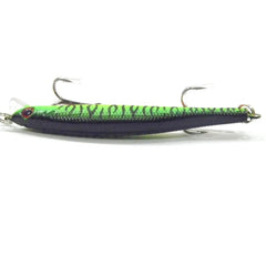 Slim Minnow Lure Very Tight Wobble Slow Sinking 2 #6 Treble Hooks Epoxy Coating Fishing Lure