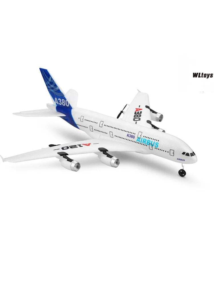 Top WLtoys Airbus A380 Airplane Toys 2.4G 3Ch RC Airplane Fixed Wing Outdoor Flying Toys