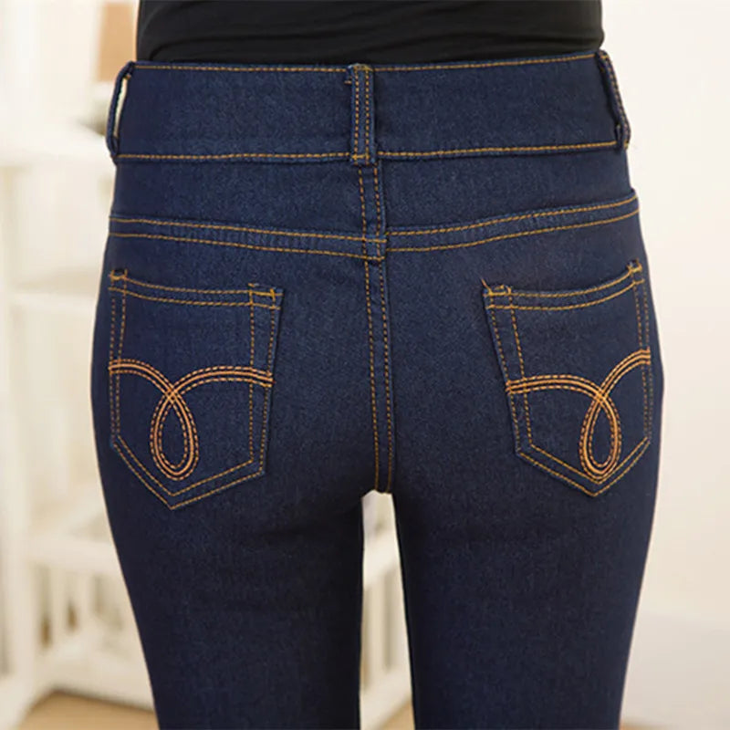 Female Snow Jeans Pants P8018