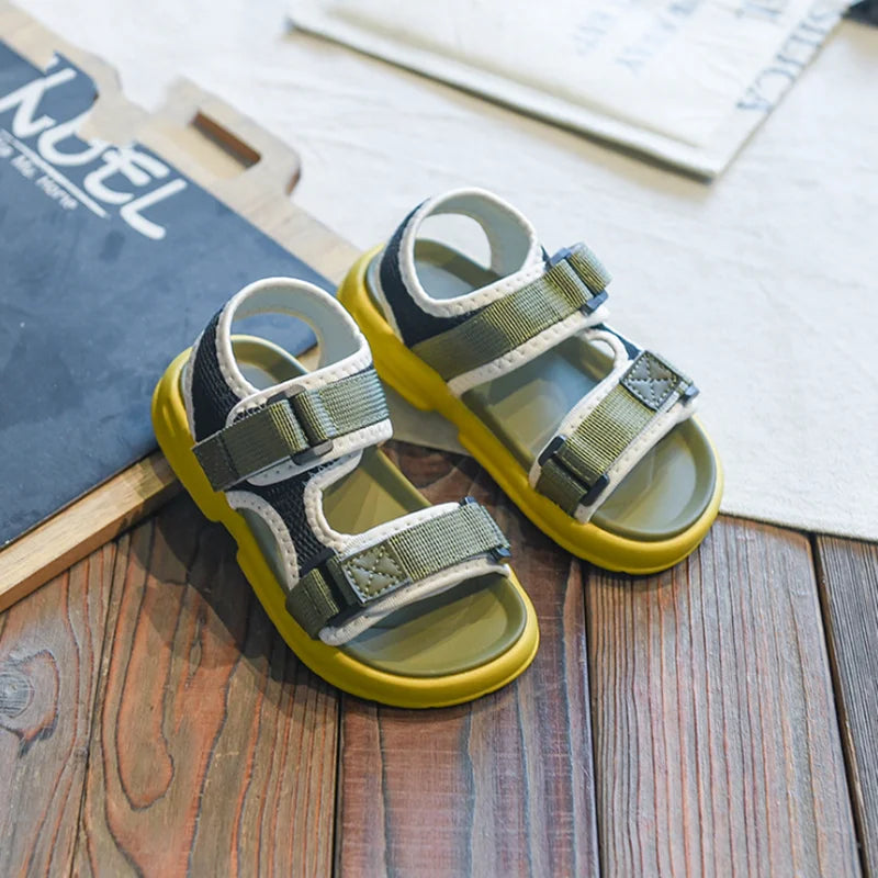 Children Sandals Fashion Breathable Soft Non-Slip High Quality Boys Beach Sandals