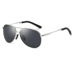 Men Vintage Alloy Polarized Photochromic Sunglasses Pilot Sun glasses Coating Lens Driving Eyewear