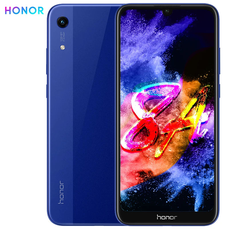 Global ROM HONOR 8A Smartphone 6.09 inch MT6765 Octa Core Android 9.0 face unlock 3020mAh Mobile Phone