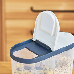 New Plastic Storage Container Pasta Rice Dispenser Cereals Organizer