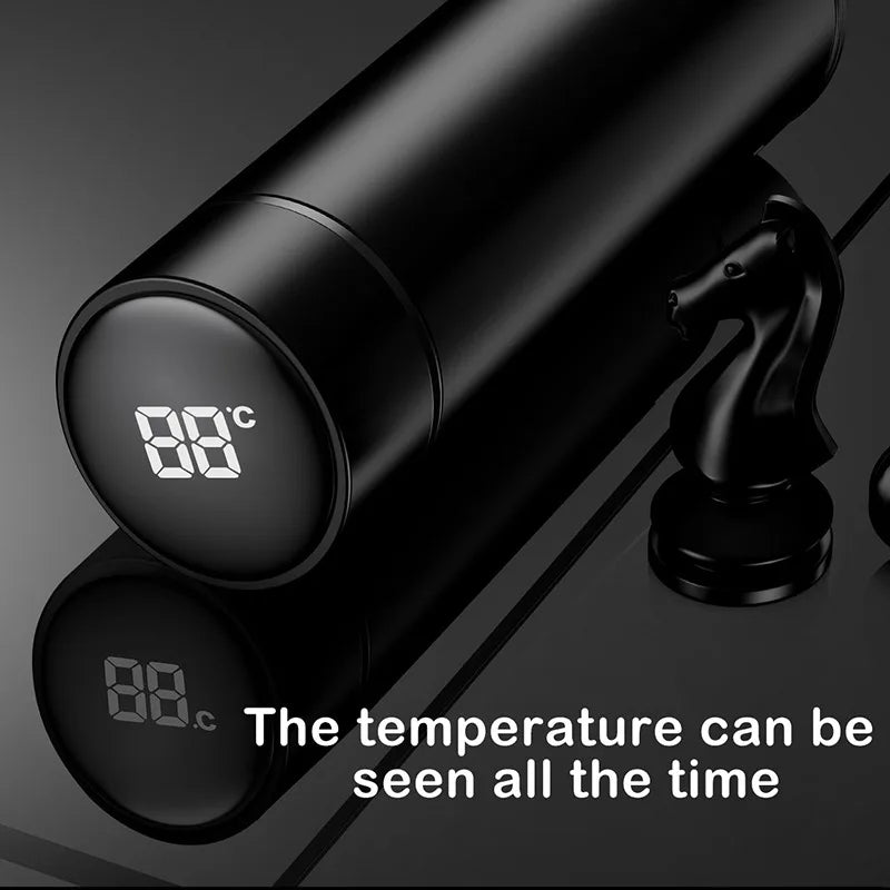 500ML Smart Thermos Water Bottle Led Digital Temperature Display Food Thermos For Tea Coffee