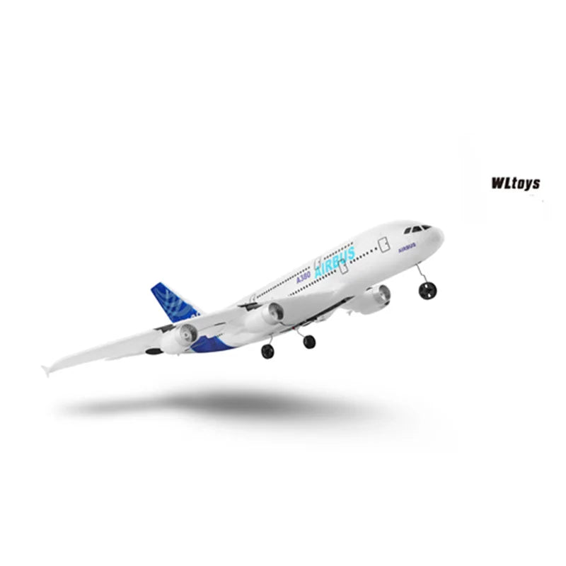 Top WLtoys Airbus A380 Airplane Toys 2.4G 3Ch RC Airplane Fixed Wing Outdoor Flying Toys