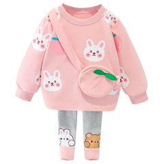 Spring Autumn Baby Girls Clothing Sets