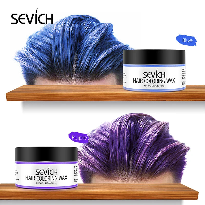 120g Color Hair Wax Styling Hair Dye Clay