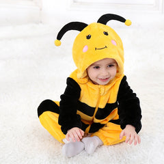 YESKIGU Baby Clothes Romper Pajamas Boy Girl Newborn Baby Jumpsuit Bee Ropa Bebe Infant Onesie Winter Soft  Rompers Outfit