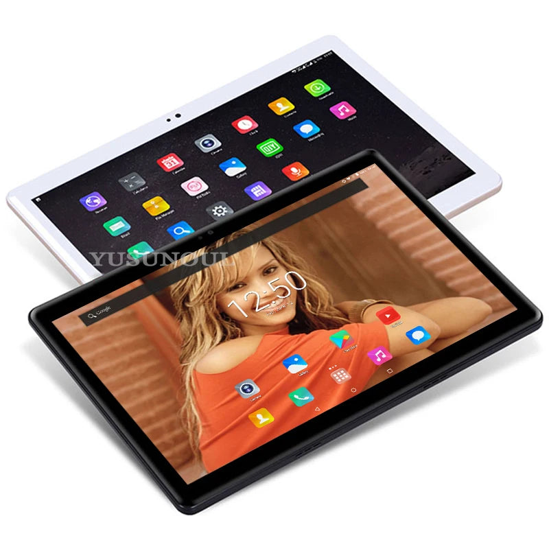 Super 6+64GB Android 10 Phone Call 4G LTE Dual SIM Cards Wifi 10 inch Tablet IPS Screen Play Store IPS GPS Tablet pc