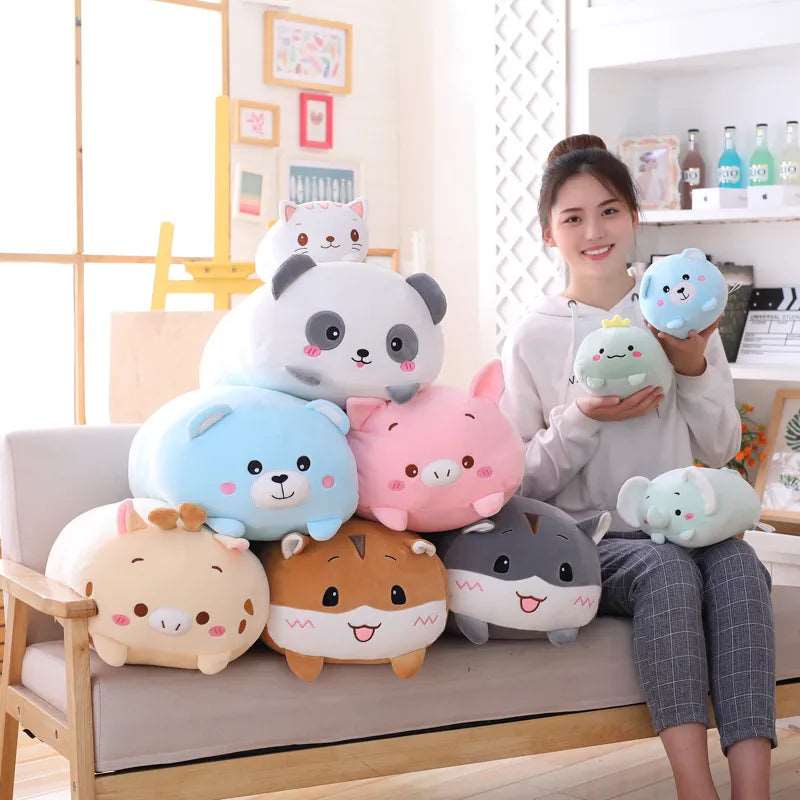 18-28CM Soft Animal Cartoon Pillow Cushion