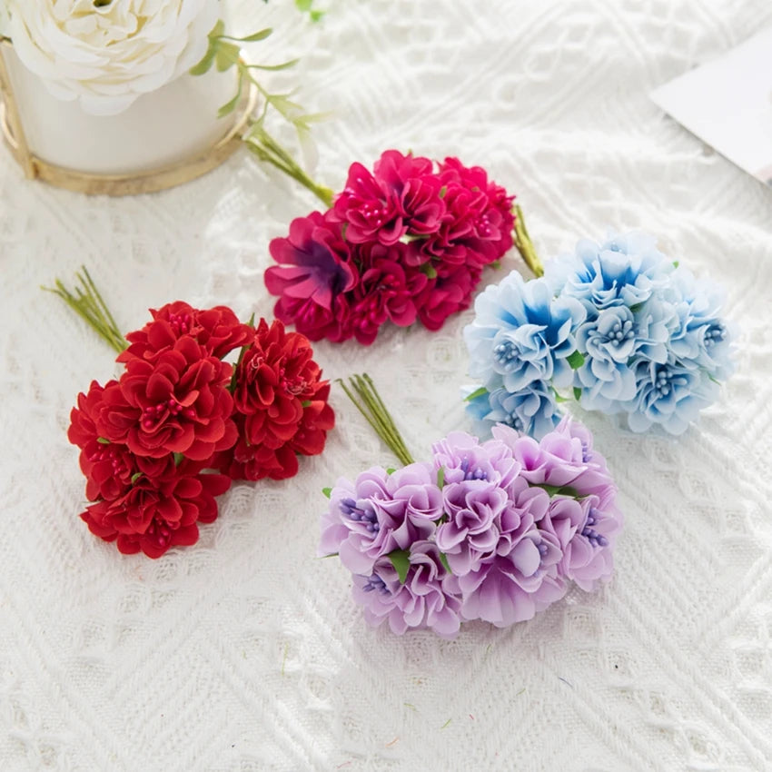 Artificial Flowers Bouquet Stamen Wedding Party
