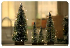 Miniature Christmas Tree Small Artificial Sisal Snow Landscape Architecture Trees For Christmas