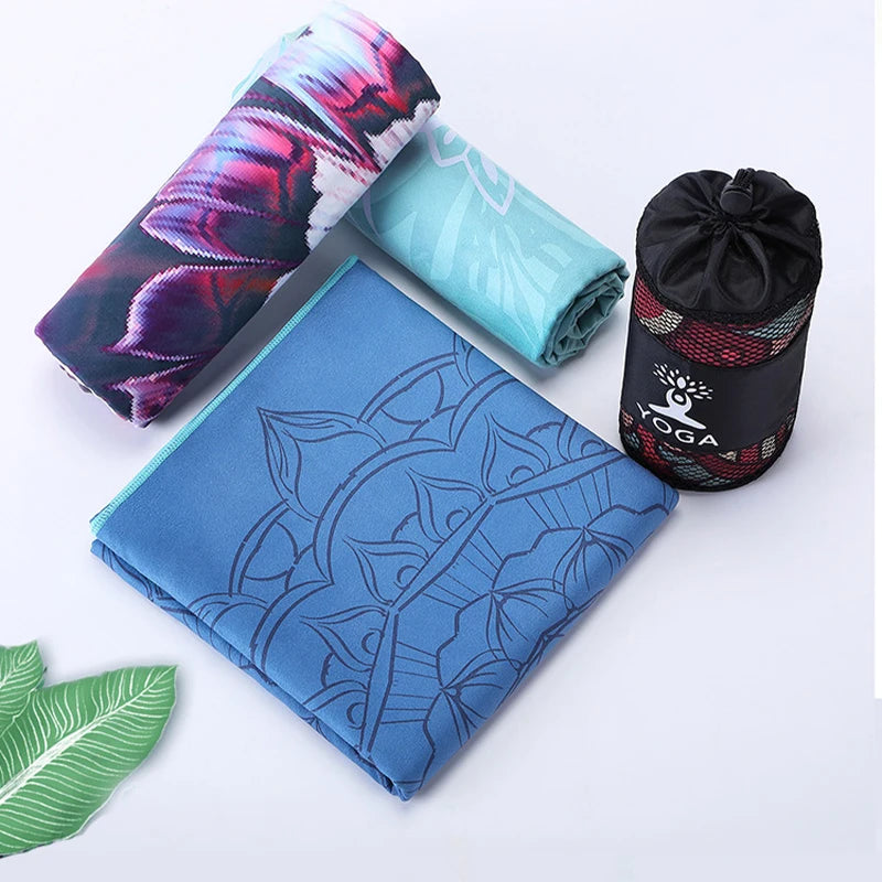Soft Comfortable Printing Quick-Drying Non-Slip Yoga Mat Towel Gym Yoga Accessories