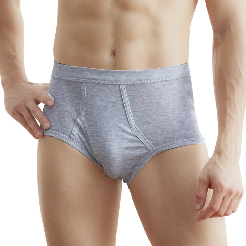 Solid Color Fat Plus Size Men's Underwear