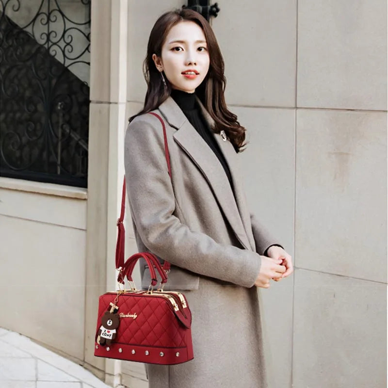 Women Brand Designer Bags Women Classic Plaid Messenger Bag Women's Shoulder Bag