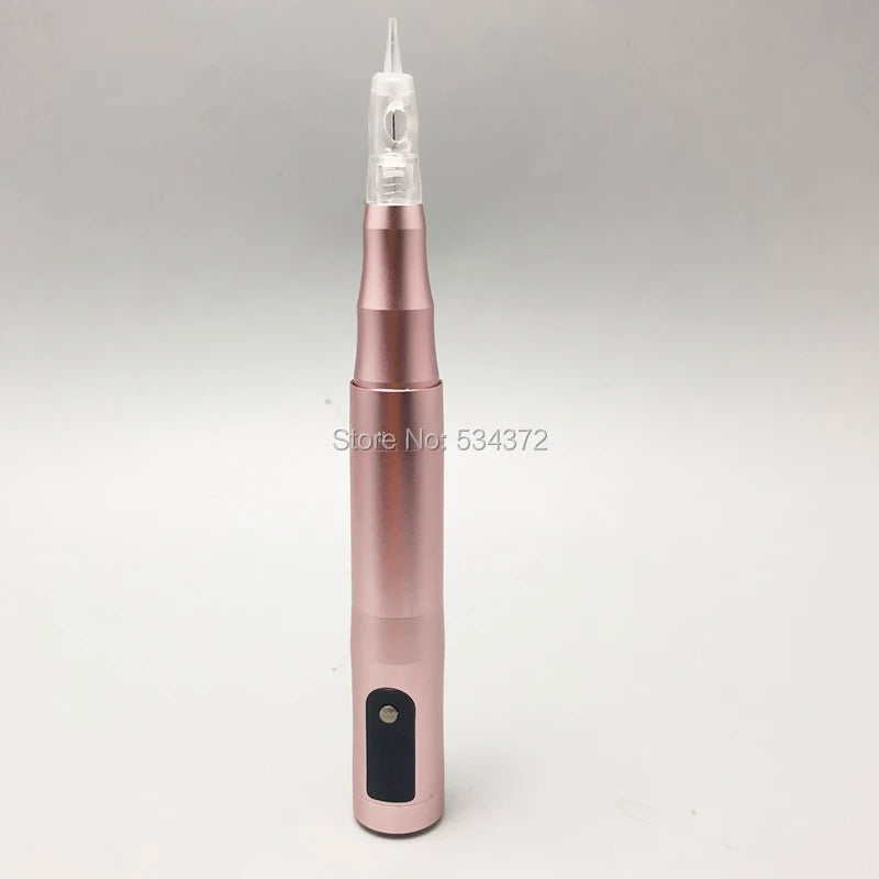 Rose Gold LED Wireless Eyebrow Tattoo Machine Permanent Makeup Pen