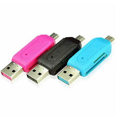 Pen Drive 2 in 1 USB OTG Card Reader High Speed Flash Drive Real Capacity Memory Stick