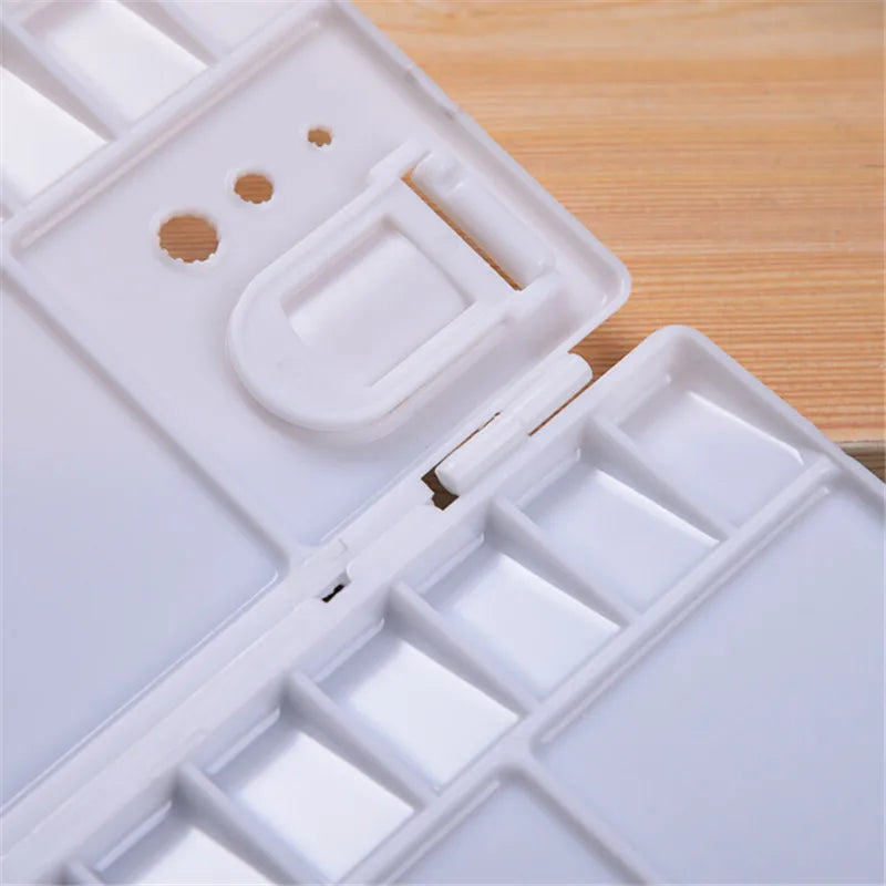 1PC 25 Grids Palette Large Art Paint Tray Artist Oil Watercolor Plastic Palettes For Painting Drawing Supply Kids Drawing Toy