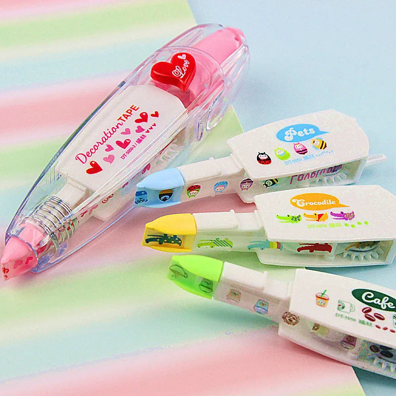 Correction Tapes Refill set Lovely Decoration Click Corrective Tape