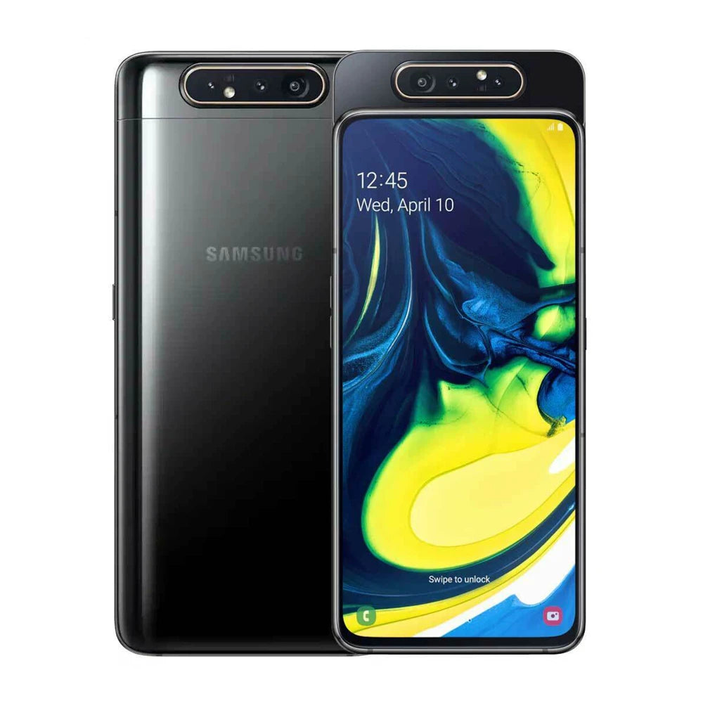 Samsung Galaxy A80 A8050 Original 4G Android Mobile Phone Octa Core 6.7" Dual SIM 48MP&8MP pop-up Camera 8GB&128GB Snapdragon