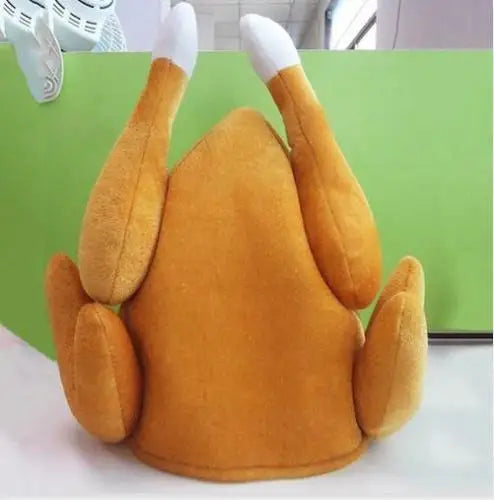 Funny Roasted Turkey Hat Cooked Chicken Costumes Accessories