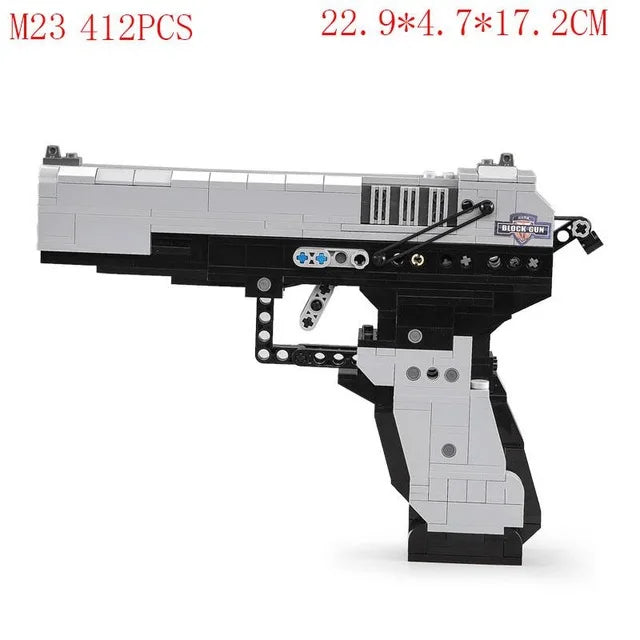 MOULD KING Creative  Desert Eagle Pistol Weapon SWAT Gun 98K MP5 Building Blocks Bricks