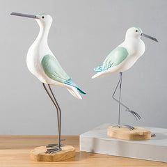 Figurines Garden Sea Bird Model Yard Craft Bird Statue Decorative Office Patio Lawn