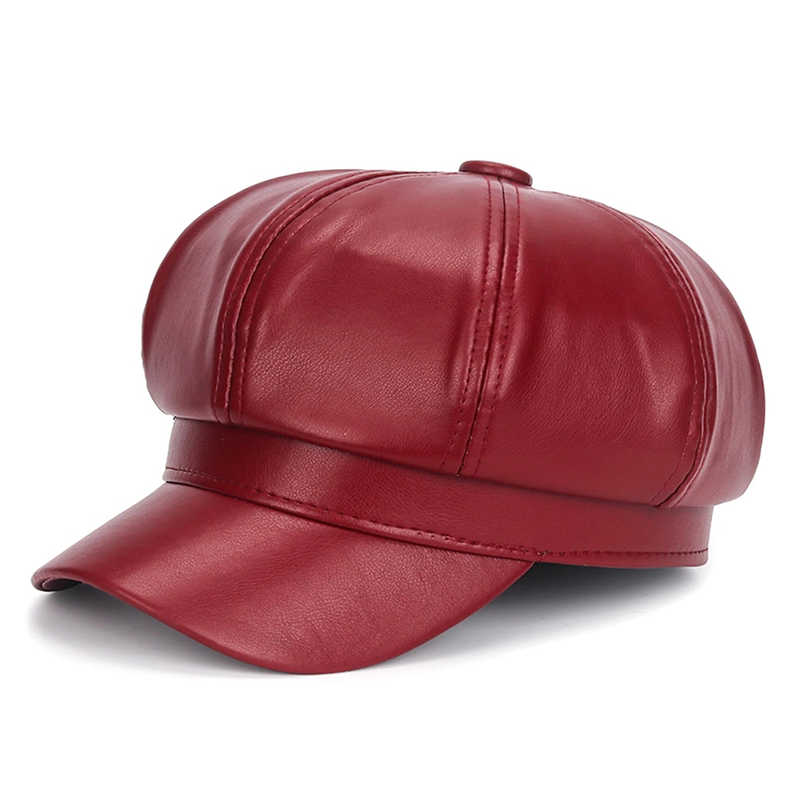 Adjustable Faux Leather Hats for Party