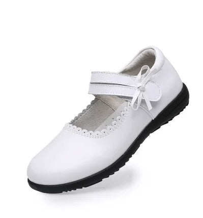 Spring and Autumn model new girls shoes students show school uniform shoes little girl black white princess single shoes