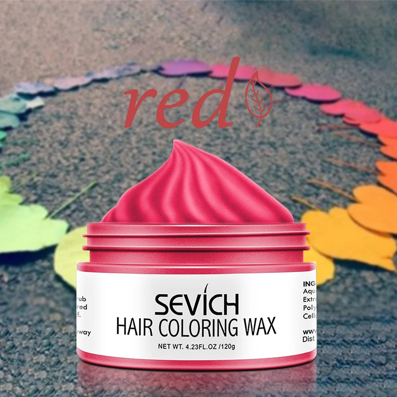 120g Color Hair Wax Styling Hair Dye Clay