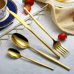 Stainless Steel Cutlery Silverware Spoon Set Dinner Set