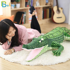 Stuffed Animal Real Life Alligator Plush Toy Simulation Crocodile Dolls Kawaii Ceative Pillow for Children