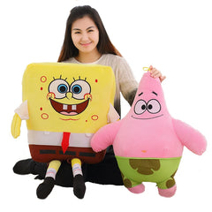 Soft Plush Animal Sponge Starfish Plush Stuffed Toy Kawaii Cartoon Doll Cotton Pad Birthday Xmas Gifts