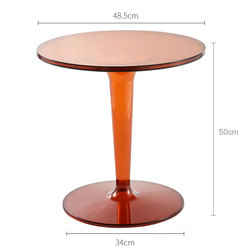 Coffee Tables Transparent Brown Acrylic Home Furniture