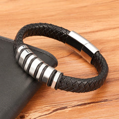 Multi-layer Small Accessories Combination Men's Leather Bracelet